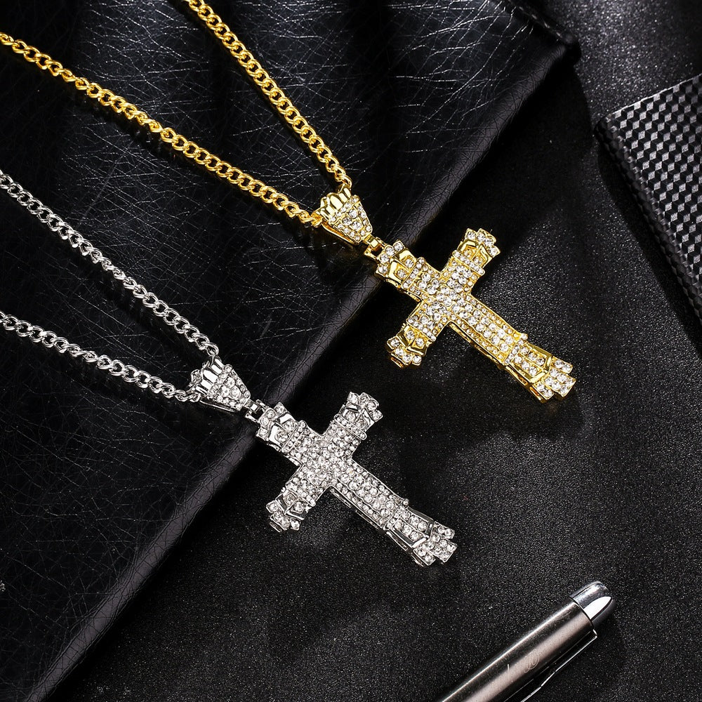 Iced Out Cross Necklace