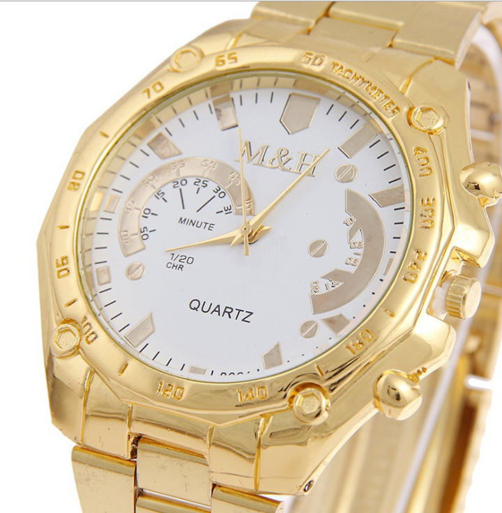 Men watch gold