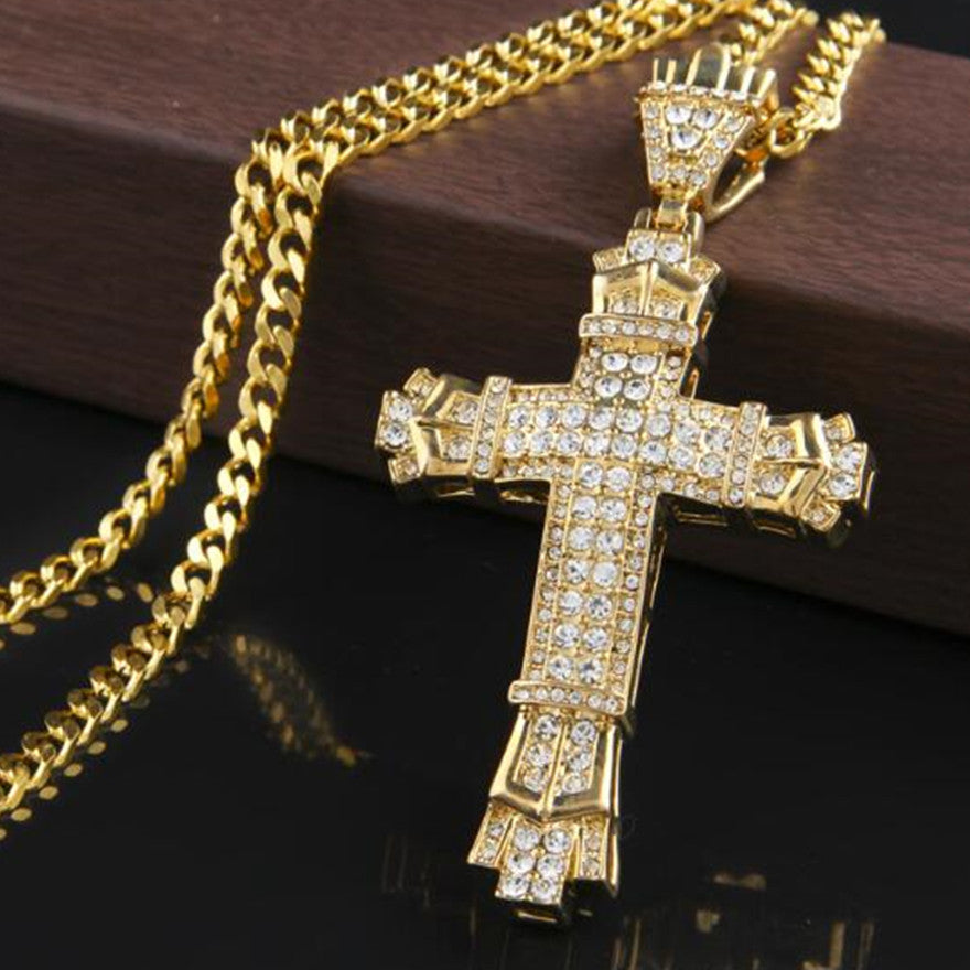 Iced Out Cross Necklace