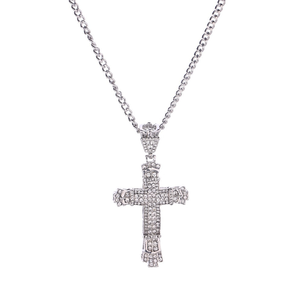 Iced Out Cross Necklace