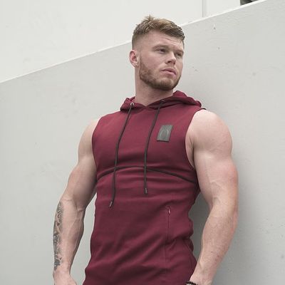 Hooded vest sports vest